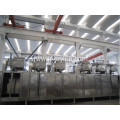 Vegetable mesh belt dryer machine